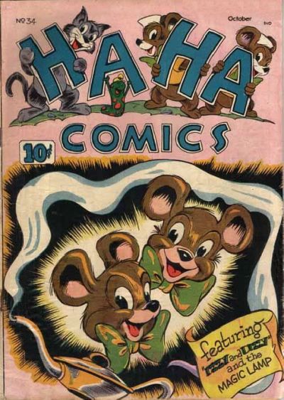 Cover for Ha Ha Comics (American Comics Group, 1943 series) #34