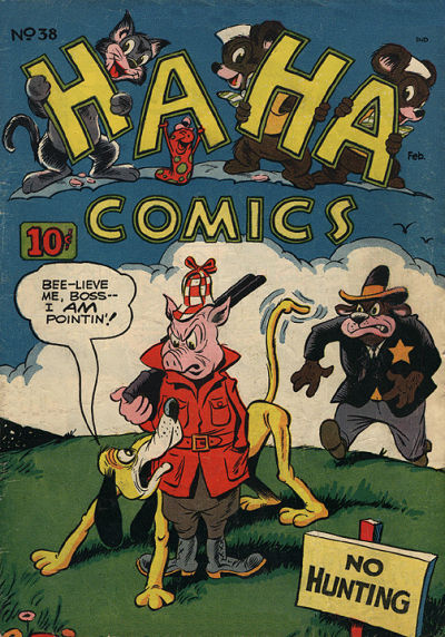 Cover for Ha Ha Comics (American Comics Group, 1943 series) #38