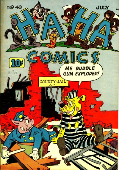 Cover for Ha Ha Comics (American Comics Group, 1943 series) #43