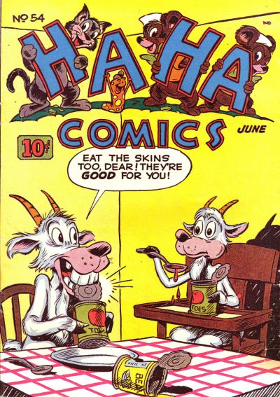Cover for Ha Ha Comics (American Comics Group, 1943 series) #54