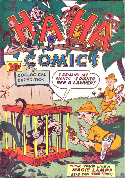 Cover for Ha Ha Comics (American Comics Group, 1943 series) #55