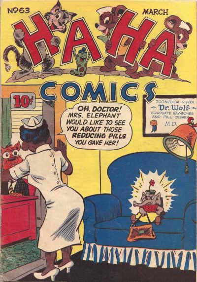 Cover for Ha Ha Comics (American Comics Group, 1943 series) #63