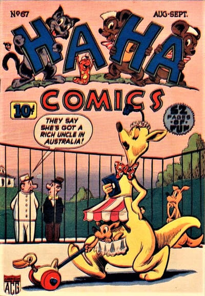 Cover for Ha Ha Comics (American Comics Group, 1943 series) #67