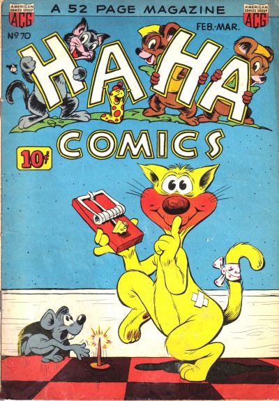 Cover for Ha Ha Comics (American Comics Group, 1943 series) #70