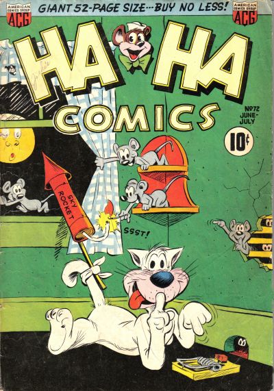Cover for Ha Ha Comics (American Comics Group, 1943 series) #72