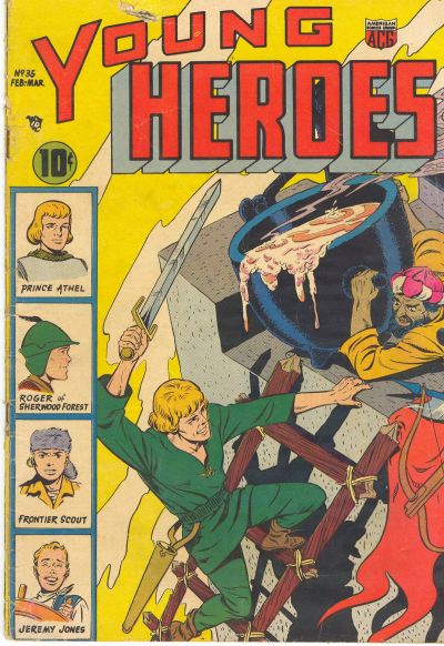 Cover for Young Heroes (American Comics Group, 1955 series) #35