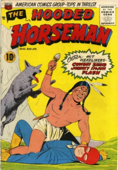 Cover for The Hooded Horseman (American Comics Group, 1954 series) #20