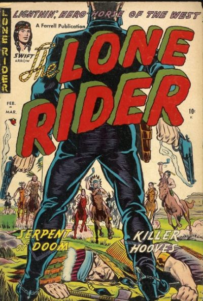 Cover for The Lone Rider (Farrell, 1951 series) #12