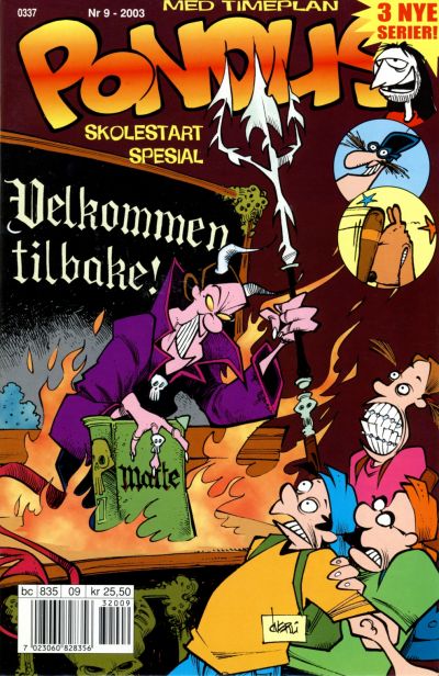 Cover for Pondus (Bladkompaniet / Schibsted, 2000 series) #9/2003