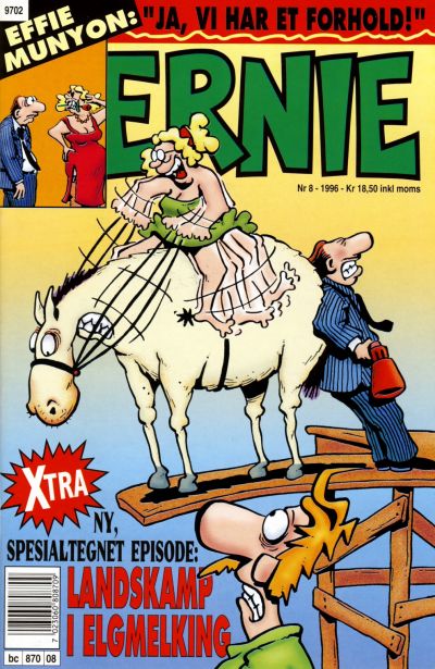 Cover for Ernie (Bladkompaniet / Schibsted, 1996 series) #8/1996