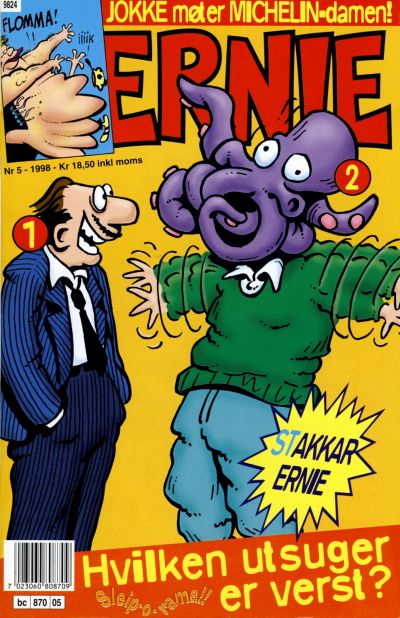 Cover for Ernie (Bladkompaniet / Schibsted, 1996 series) #5/1998
