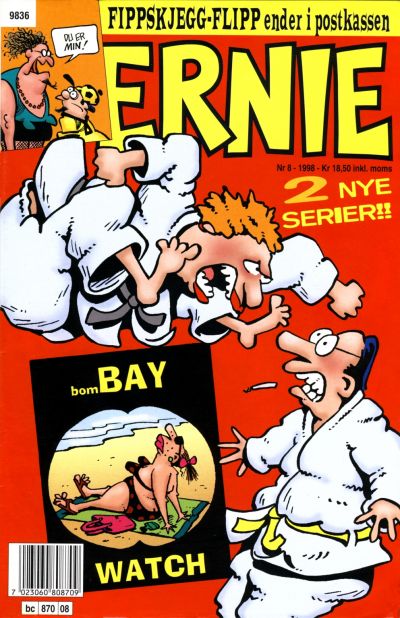 Cover for Ernie (Bladkompaniet / Schibsted, 1996 series) #8/1998