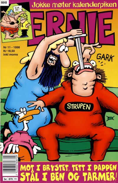 Cover for Ernie (Bladkompaniet / Schibsted, 1996 series) #11/1998