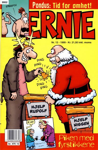 Cover for Ernie (Bladkompaniet / Schibsted, 1996 series) #12/1999