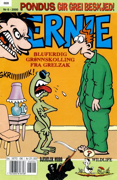 Cover for Ernie (Bladkompaniet / Schibsted, 1996 series) #6/2000
