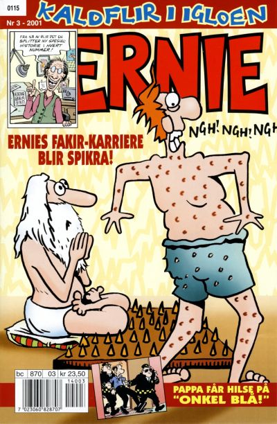 Cover for Ernie (Bladkompaniet / Schibsted, 1996 series) #3/2001