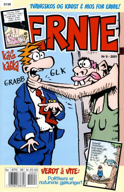 Cover for Ernie (Bladkompaniet / Schibsted, 1996 series) #9/2001
