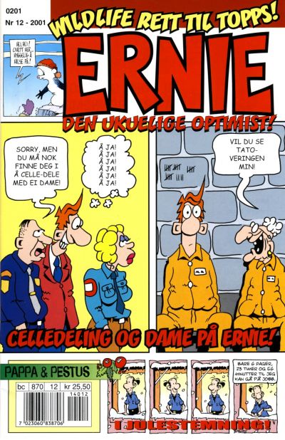 Cover for Ernie (Bladkompaniet / Schibsted, 1996 series) #12/2001