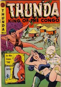Cover Thumbnail for Thun'da, King of the Congo (Magazine Enterprises, 1952 series) #3