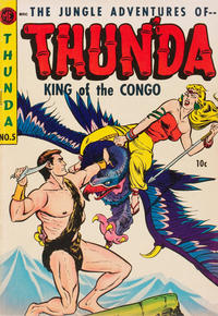 Cover for Thun'da, King of the Congo (Magazine Enterprises, 1952 series) #5