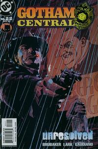 Cover for Gotham Central (DC, 2003 series) #22