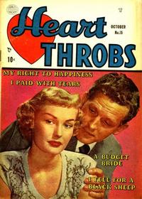 Cover Thumbnail for Heart Throbs (Quality Comics, 1949 series) #15