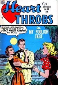 Cover Thumbnail for Heart Throbs (Quality Comics, 1949 series) #23