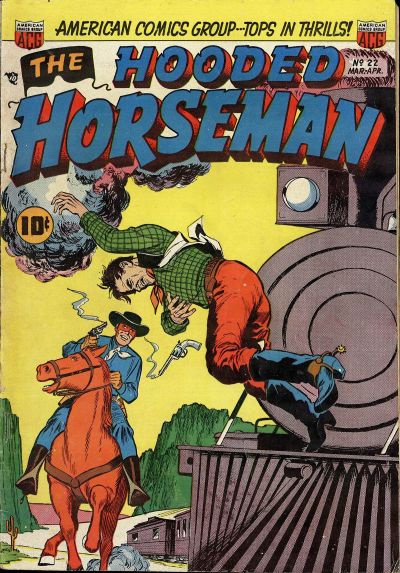 Cover for The Hooded Horseman (American Comics Group, 1952 series) #22