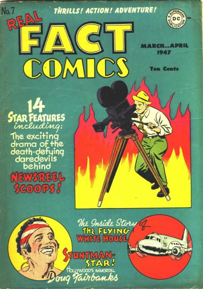Cover for Real Fact Comics (DC, 1946 series) #7