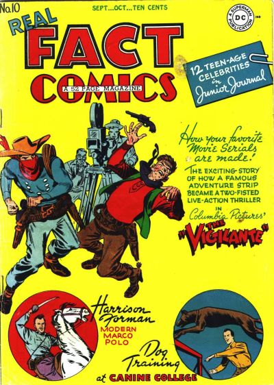 Cover for Real Fact Comics (DC, 1946 series) #10