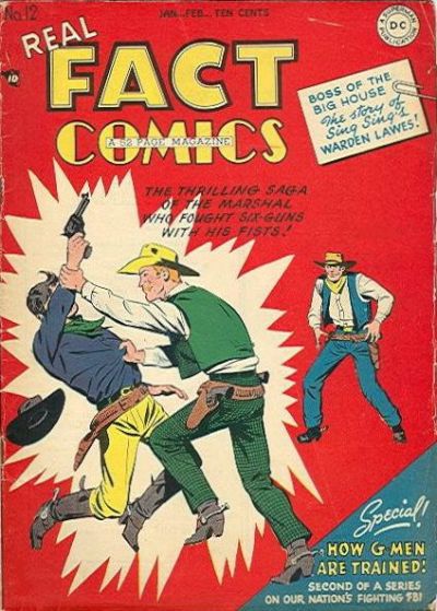 Cover for Real Fact Comics (DC, 1946 series) #12