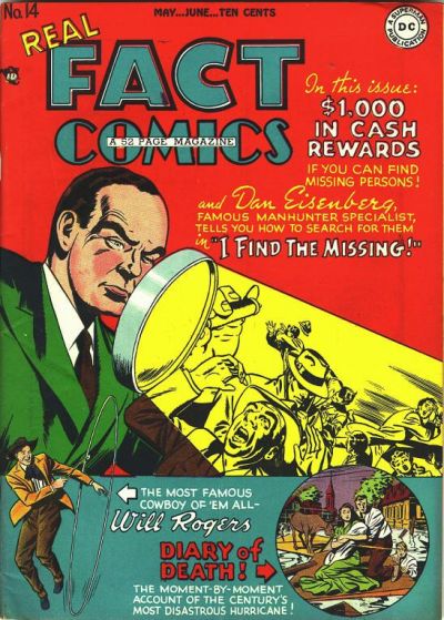 Cover for Real Fact Comics (DC, 1946 series) #14