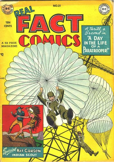 Cover for Real Fact Comics (DC, 1946 series) #21
