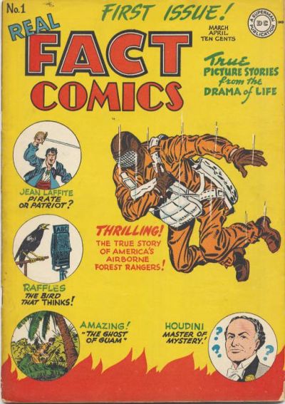 Cover for Real Fact Comics (DC, 1946 series) #1