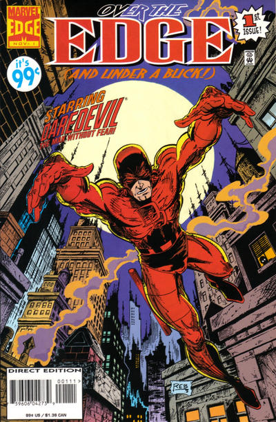 Cover for Over the Edge (Marvel, 1995 series) #1