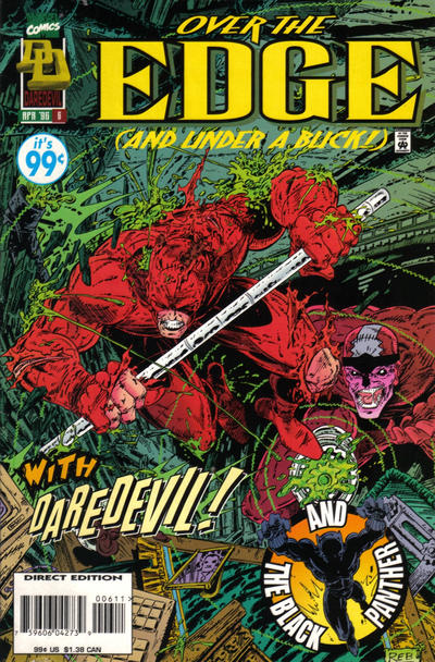 Cover for Over the Edge (Marvel, 1995 series) #6