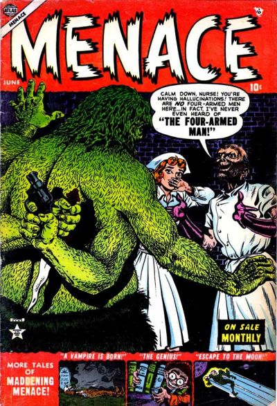 Cover for Menace (Marvel, 1953 series) #4