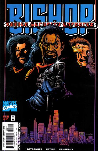 Cover for Bishop: XSE (Marvel, 1998 series) #2 [Direct Edition]