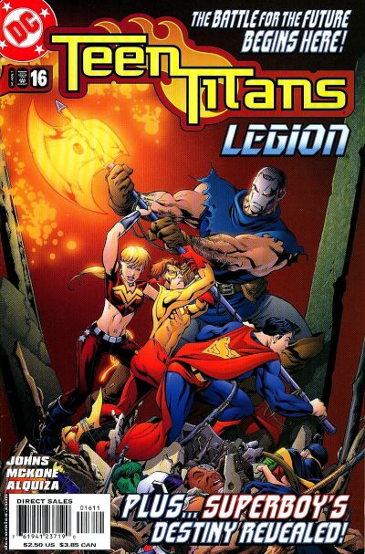 Cover for Teen Titans (DC, 2003 series) #16 [Direct Sales]