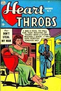 Cover Thumbnail for Heart Throbs (Quality Comics, 1949 series) #24