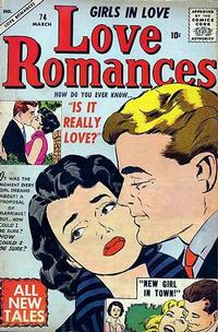 Cover for Love Romances (Marvel, 1949 series) #74