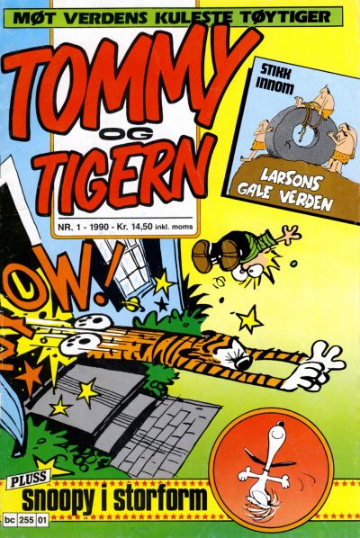 Cover for Tommy og Tigern (Bladkompaniet / Schibsted, 1989 series) #1/1990