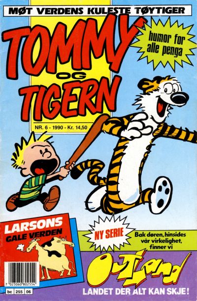 Cover for Tommy og Tigern (Bladkompaniet / Schibsted, 1989 series) #6/1990