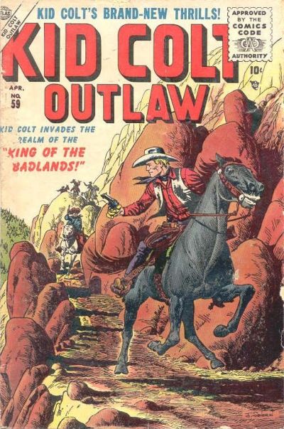 Cover for Kid Colt Outlaw (Marvel, 1949 series) #59