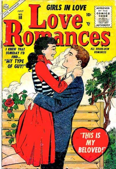 Cover for Love Romances (Marvel, 1949 series) #58