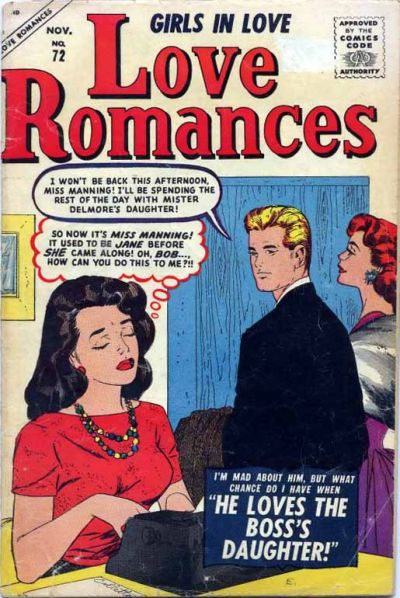 Cover for Love Romances (Marvel, 1949 series) #72