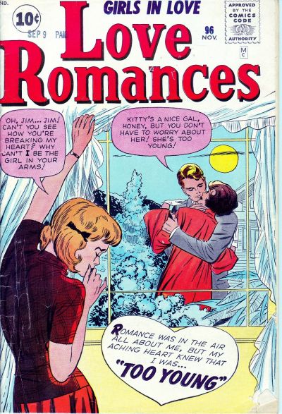 Cover for Love Romances (Marvel, 1949 series) #96