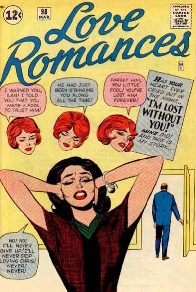 Cover for Love Romances (Marvel, 1949 series) #98