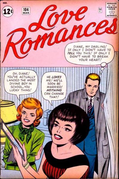 Cover for Love Romances (Marvel, 1949 series) #104