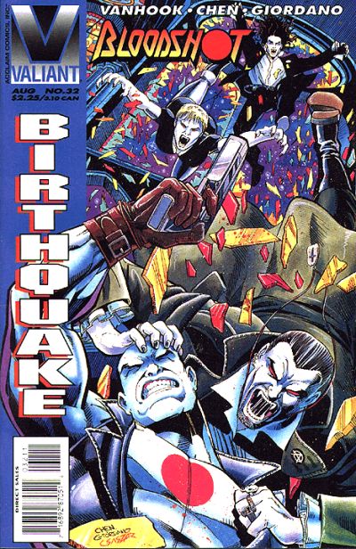 Cover for Bloodshot (Acclaim / Valiant, 1993 series) #32 [Direct Sales]